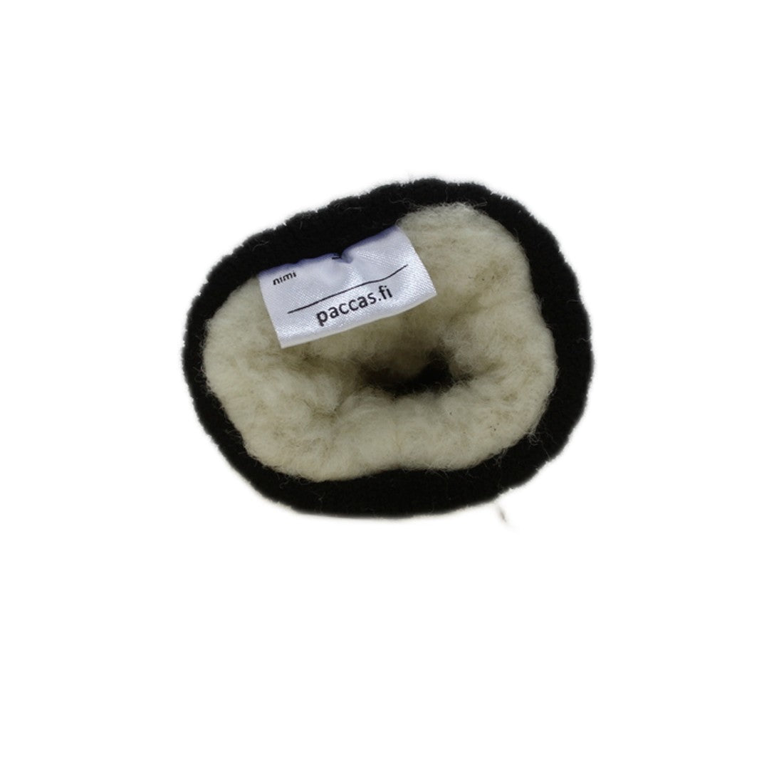 Lasten nahkakintaat - Poronnappa -100% Merinovilla - pähkinä