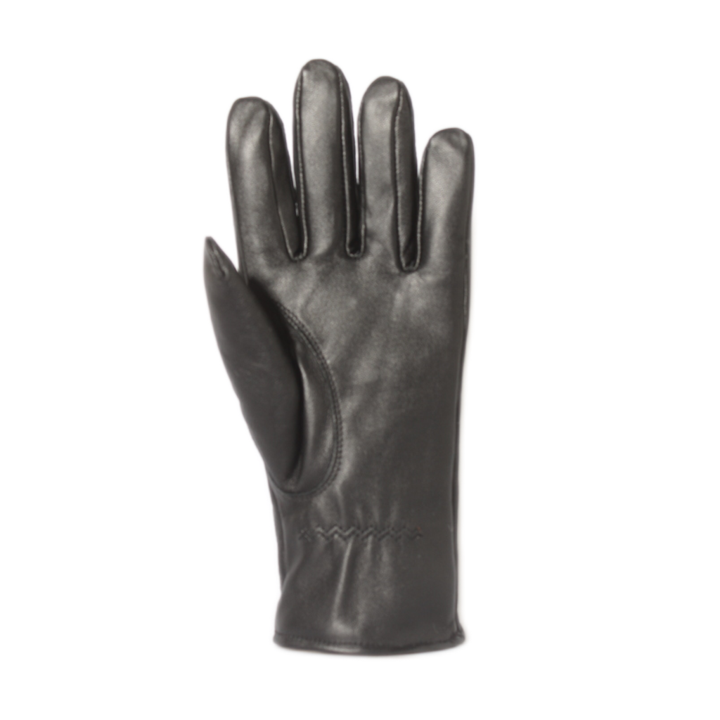 Miesten sormikkaat - Lampaan nappa - Merinovilla - Musta