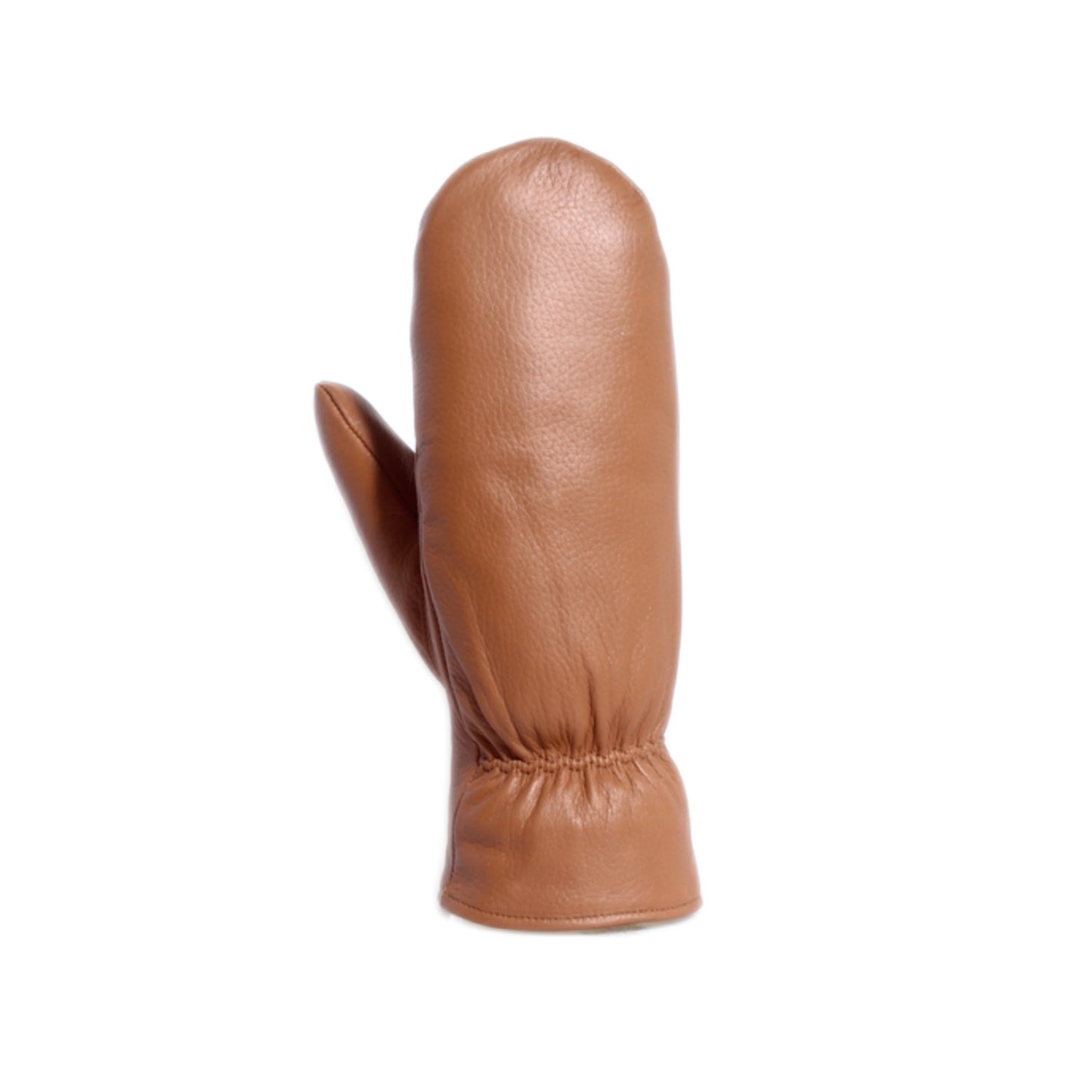 Naisten kintaat - Peuran nappa - Irtovuorellinen - 100 % Merinovillavuori - Konjakki