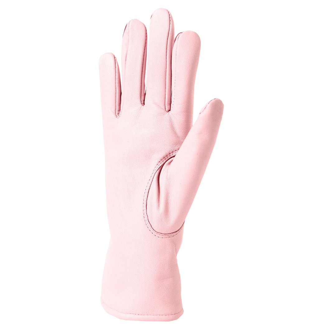 Naisten sormikkaat - Lampaan nappa - Merinovilla / Polyesteri - Vaaleanpunainen
