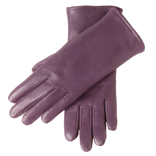 Women's Gloves - Sheep's leather - Merino wool / Polyester - Violet