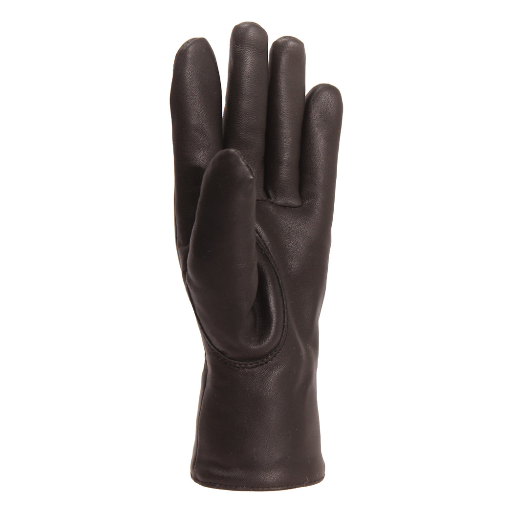 Women's Gloves - Outdoor Gloves - Sheep's leather - Merino wool - Black