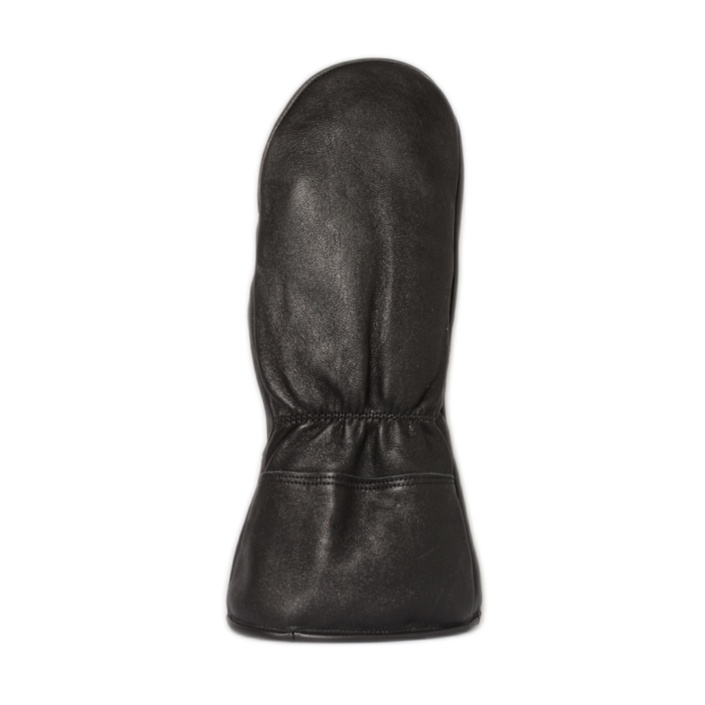 Miesten  - kelkkarukkaset - lampaannappa - 100% Merinovilla - Musta