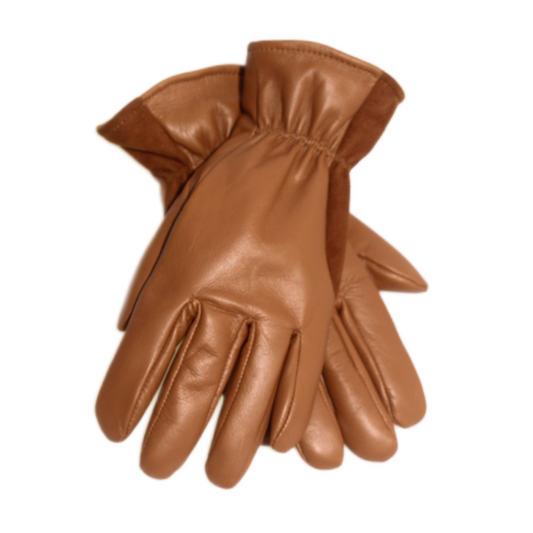 Naisten sormikkaat -Ulkoilusormikas- Lampaan nappa - Merinovilla -konjakin ruskea