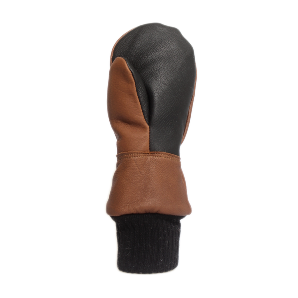 Lasten nahkakintaat - Poronnappa -100% Merinovilla - pähkinä