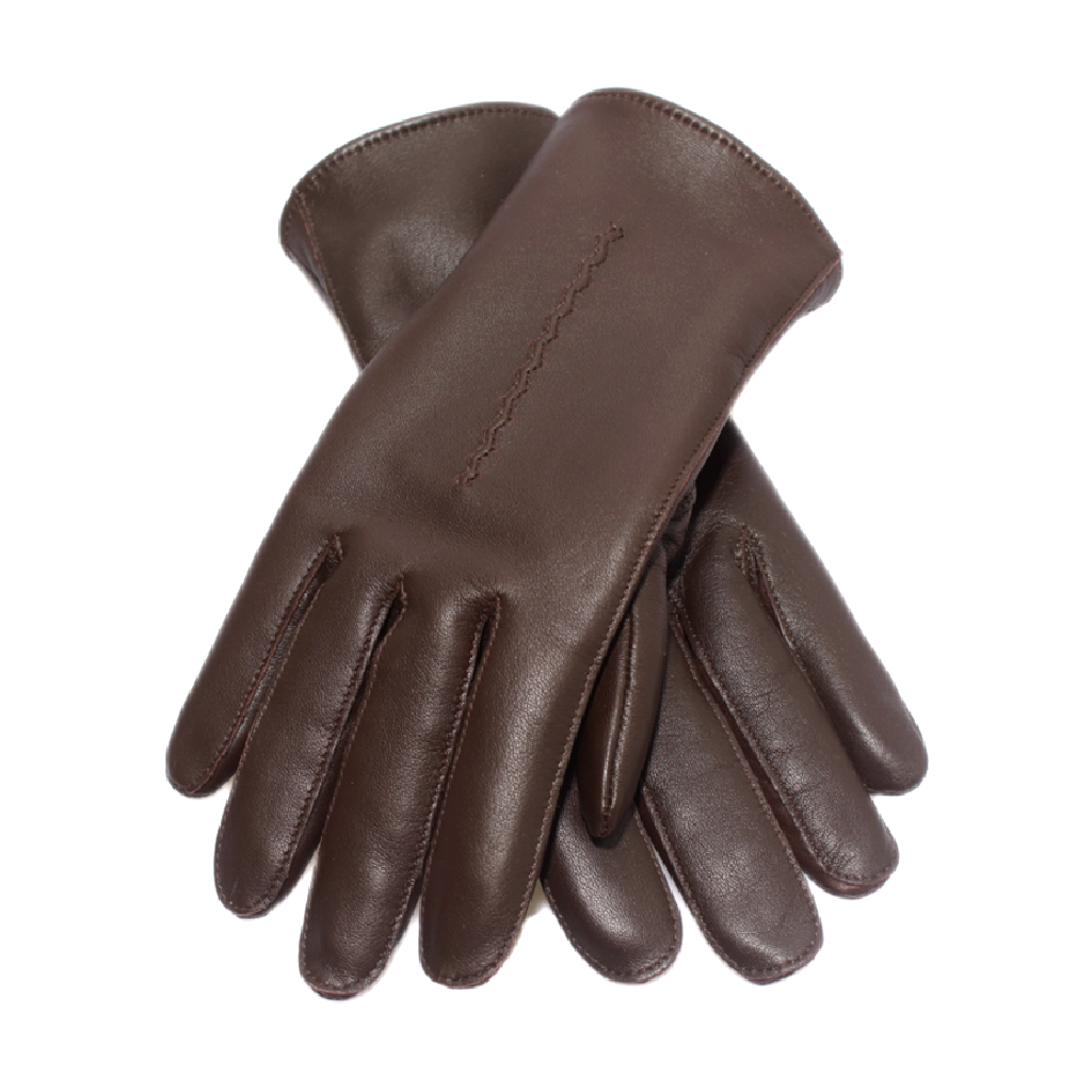 Miesten sormikkaat - Lampaan nappa - Merinovilla - Ruskea